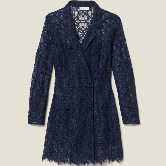 Sandro Dresses & Skirts - Sandro Nanie Mini Lace Dress size S